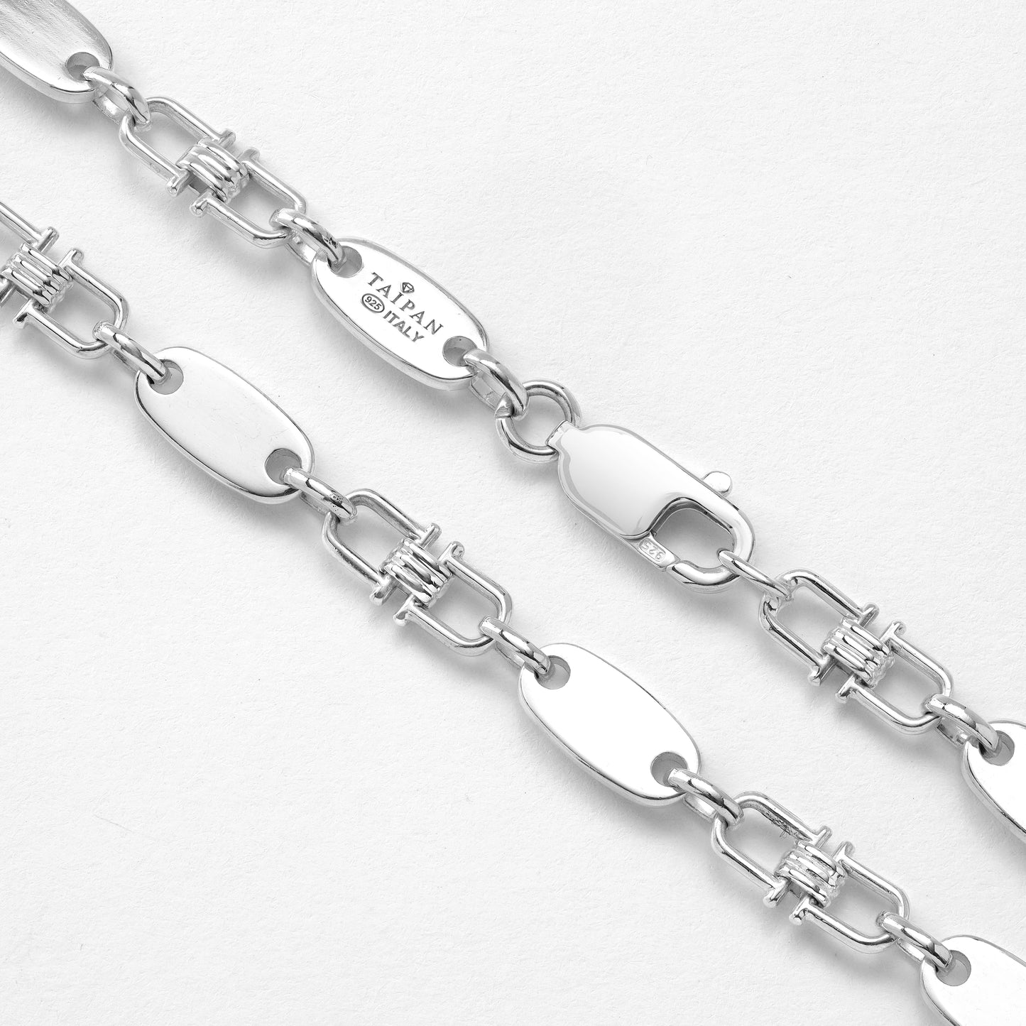 Plate Chain 6mm - 925 Sterling Silver