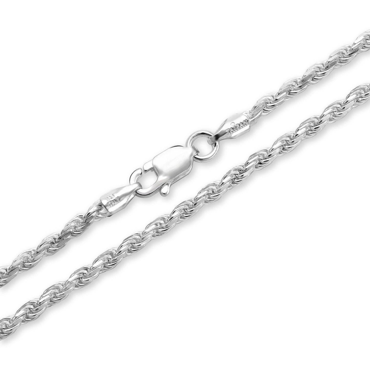 Rope Chain 2.3mm - 925 Sterling Silver