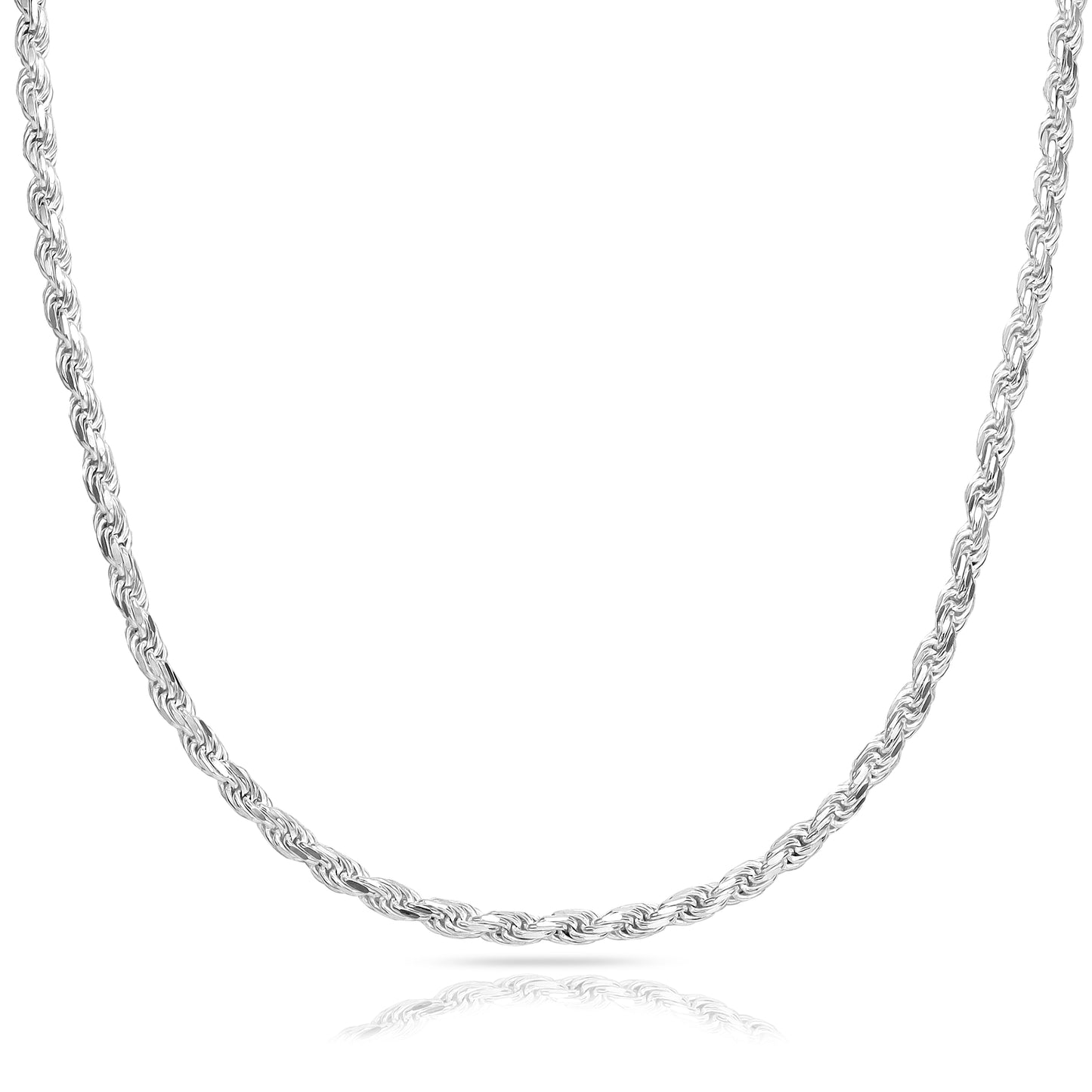 Rope Chain 2.3mm - 925 Sterling Silver