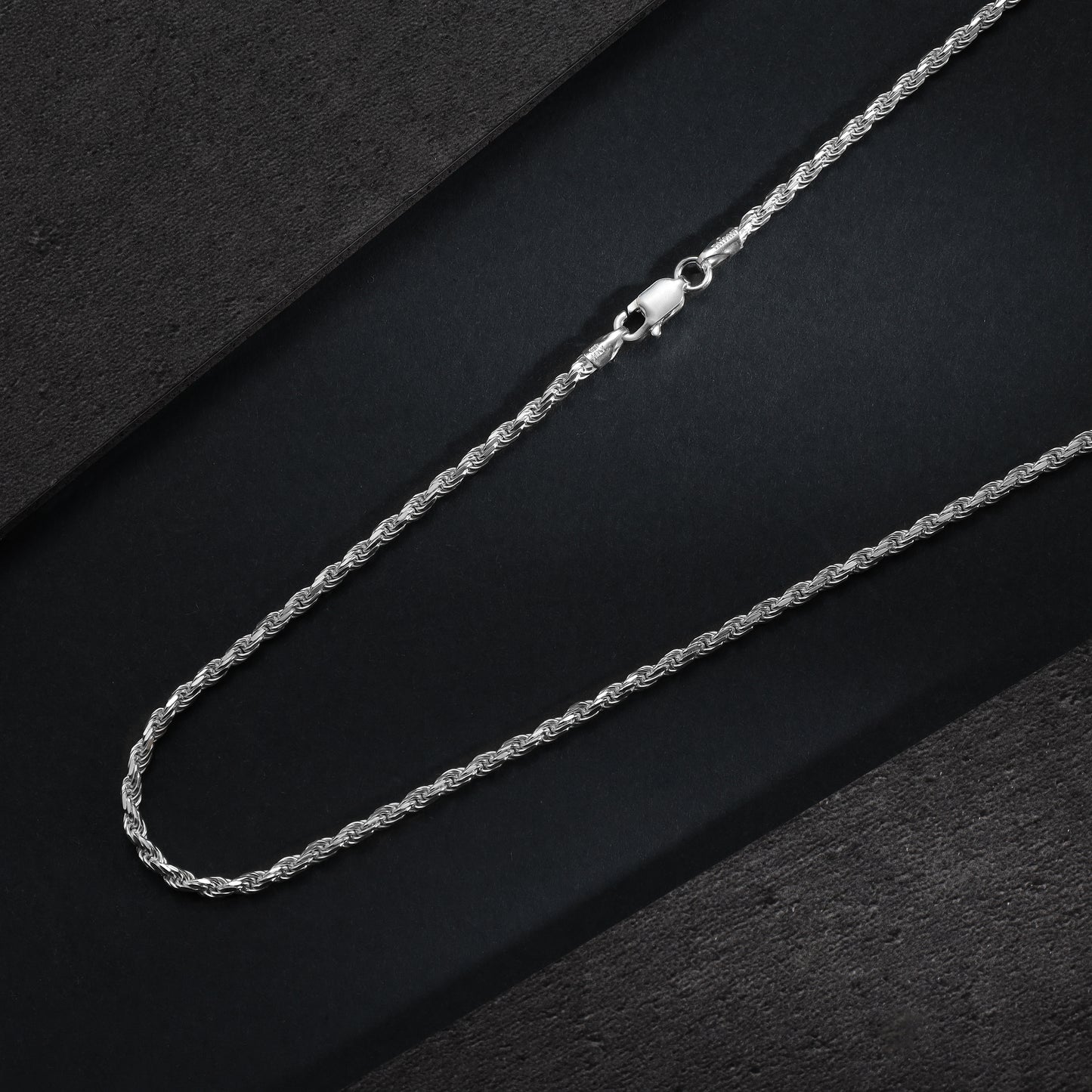 Rope Chain 2.3mm - 925 Sterling Silver