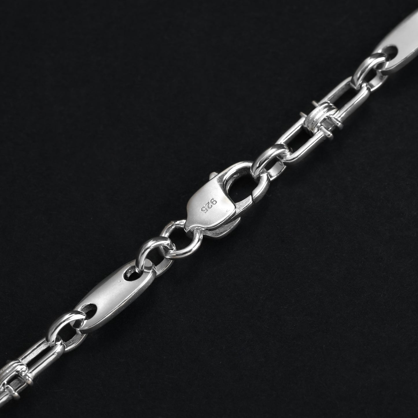 Plate Chain 5mm - 925 Sterling Silver